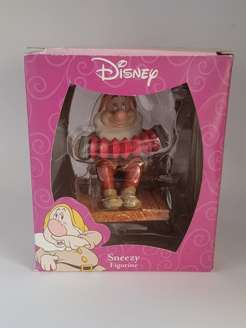 Disney Sneezy Figurine - Pink Packaging